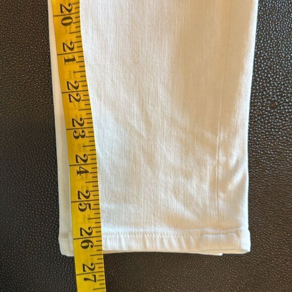 Citizens of Humanity Mid Rise Rocket Skinny Jeans white size 25 - Picture 10 of 11